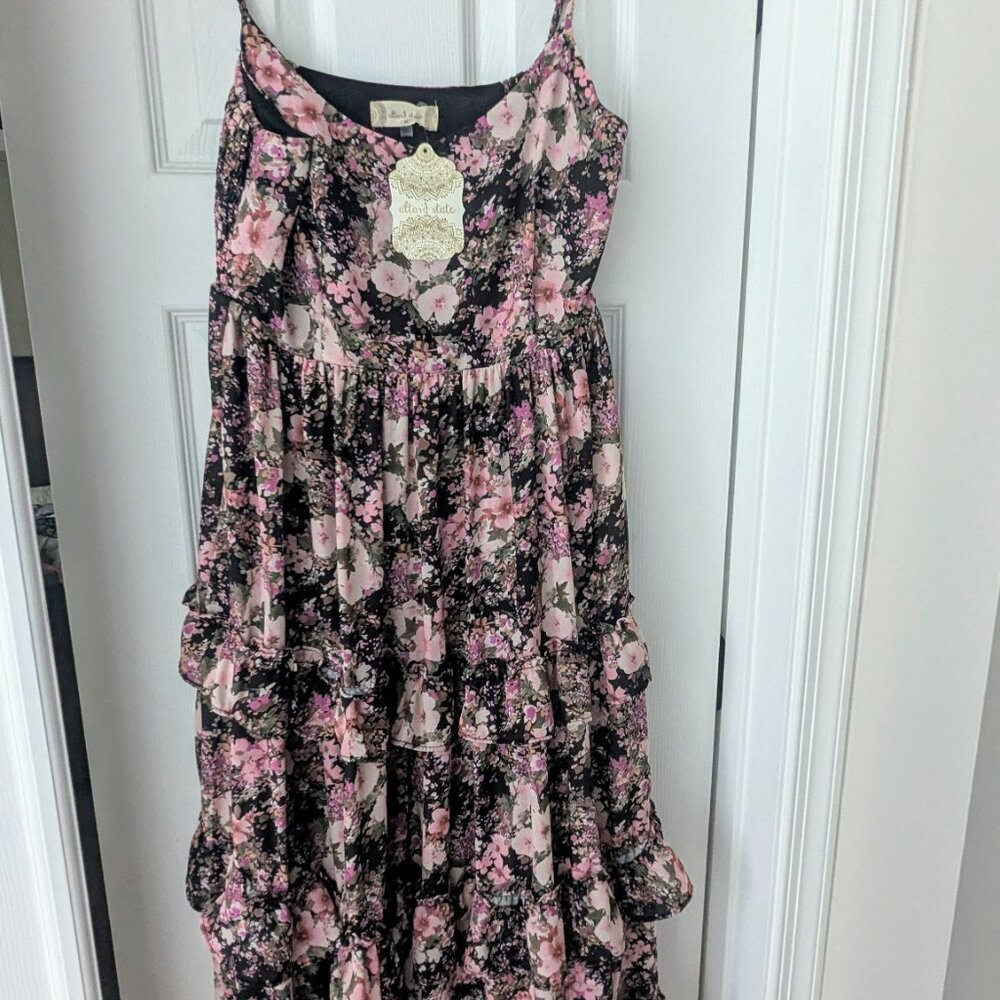 NWT Altar'd State Roxie Floral Tiered Maxi Dress